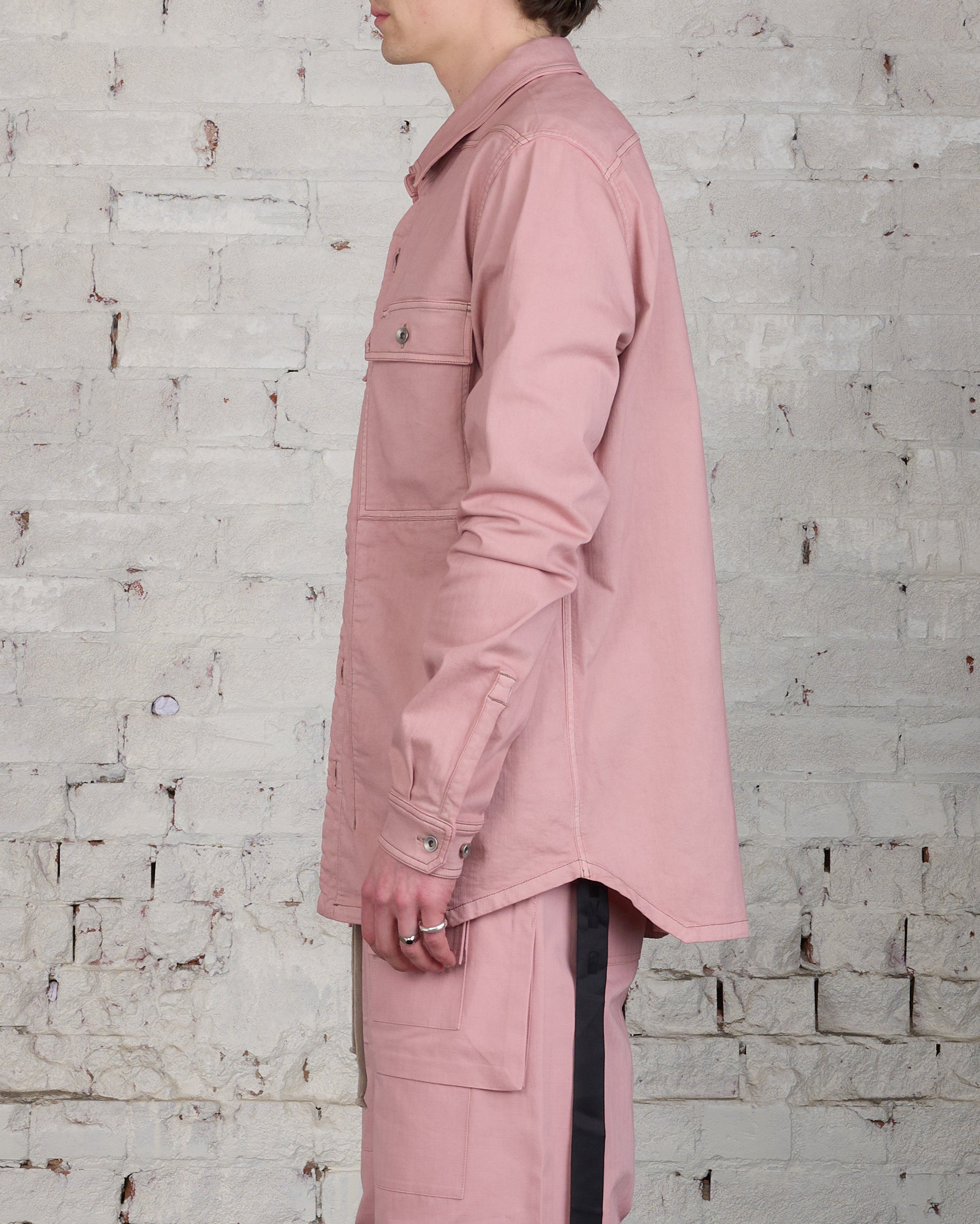 Rick Owens DRKSHDW Outershirt SDO Faded Pink – LESS 17