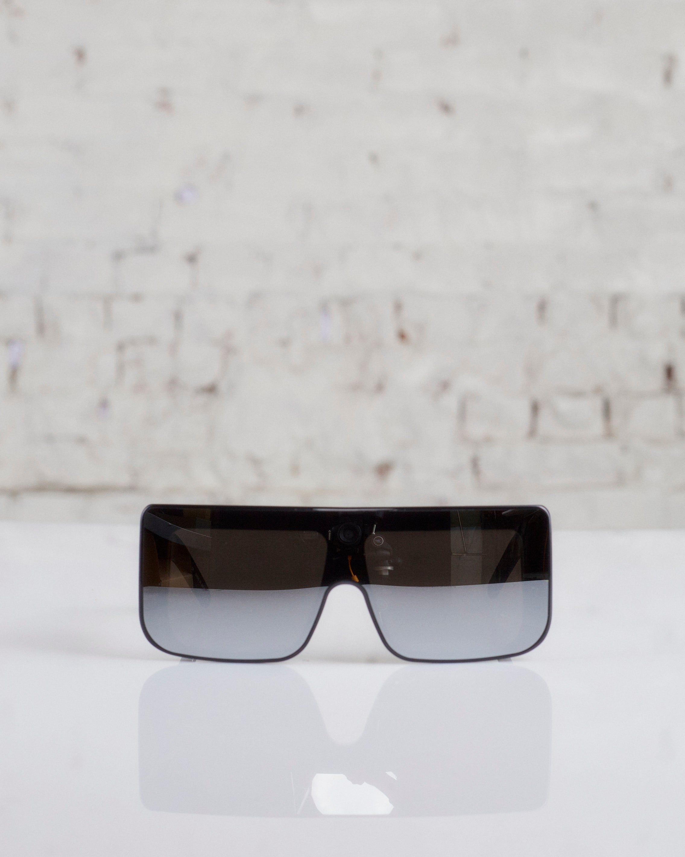 Rick Owens Documenta Sunglasses Black / Silver – LESS 17