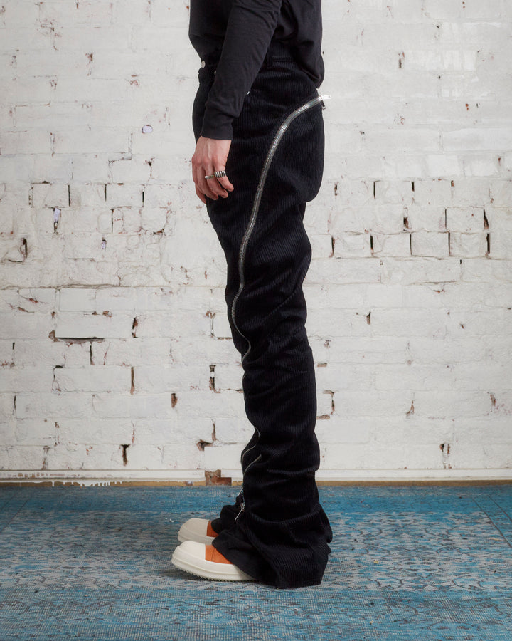 Rick Owens Runway Bolan Banana Pant Heavy Corduroy Black