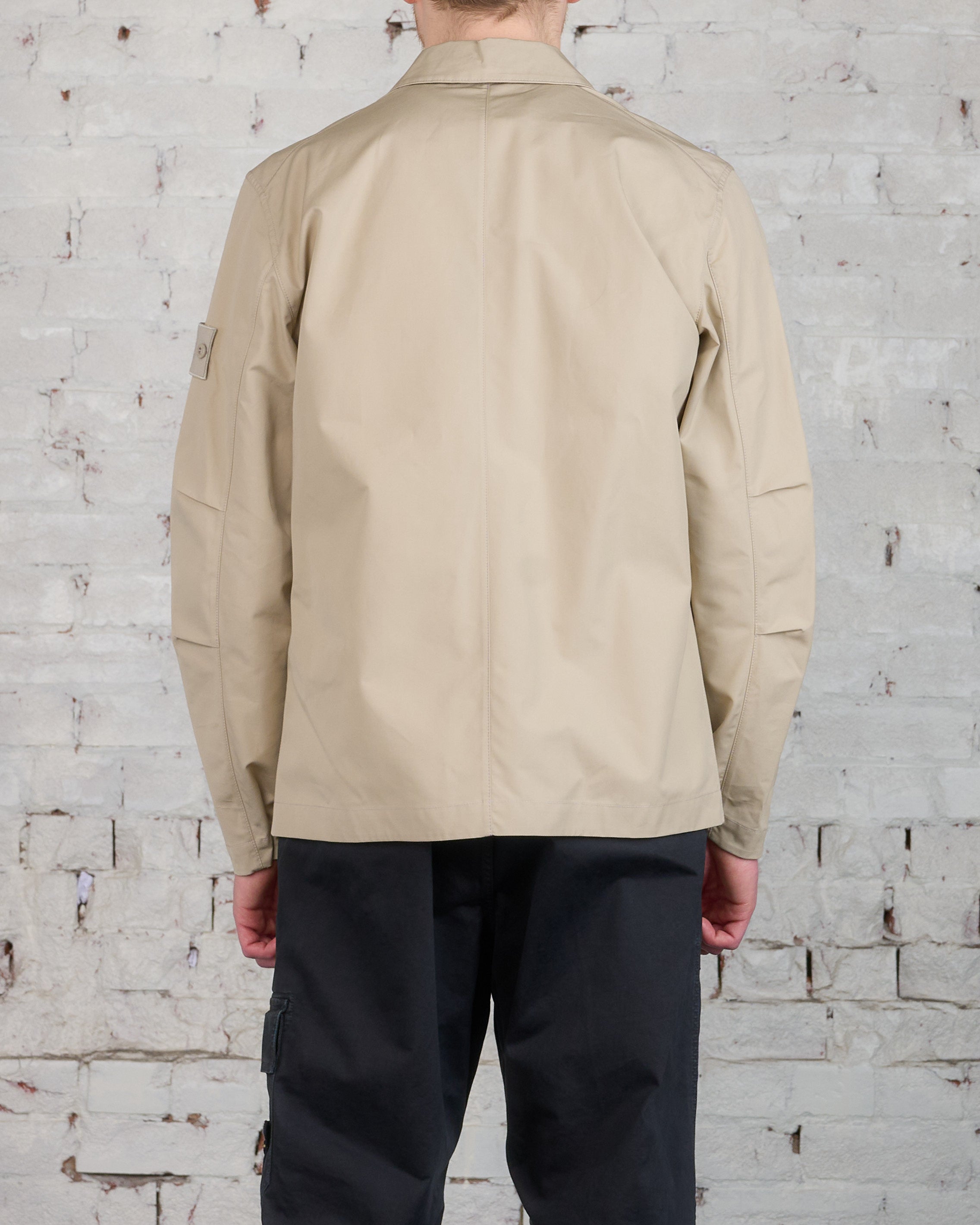 Stone Island Ghost Piece O-Ventile Jacket Beige