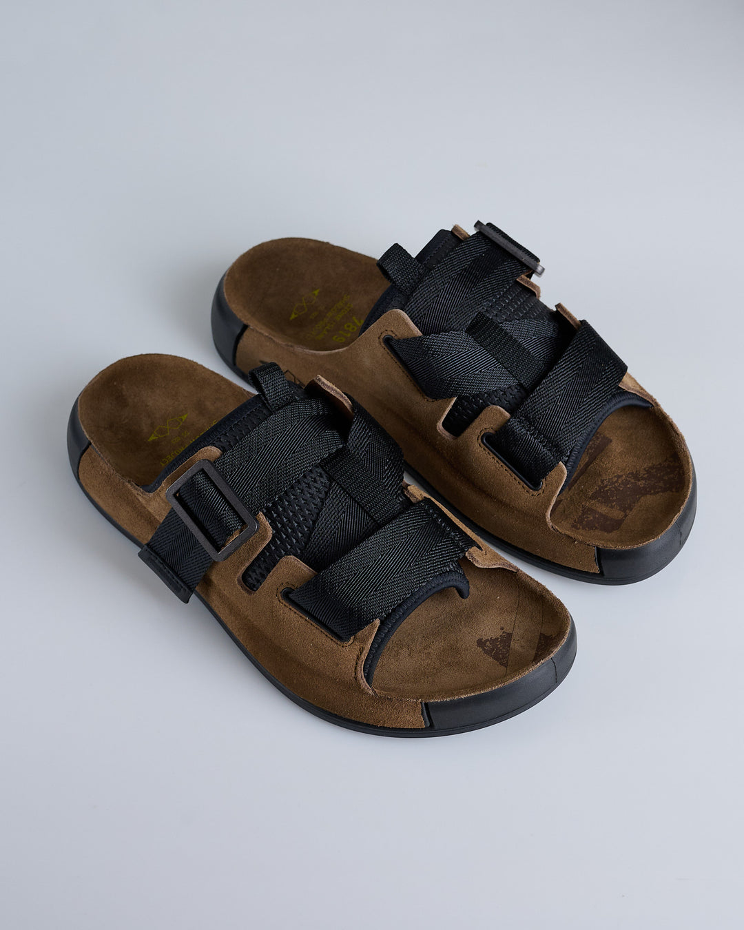 Stone Island Shadow Project Tape Sandal Brown
