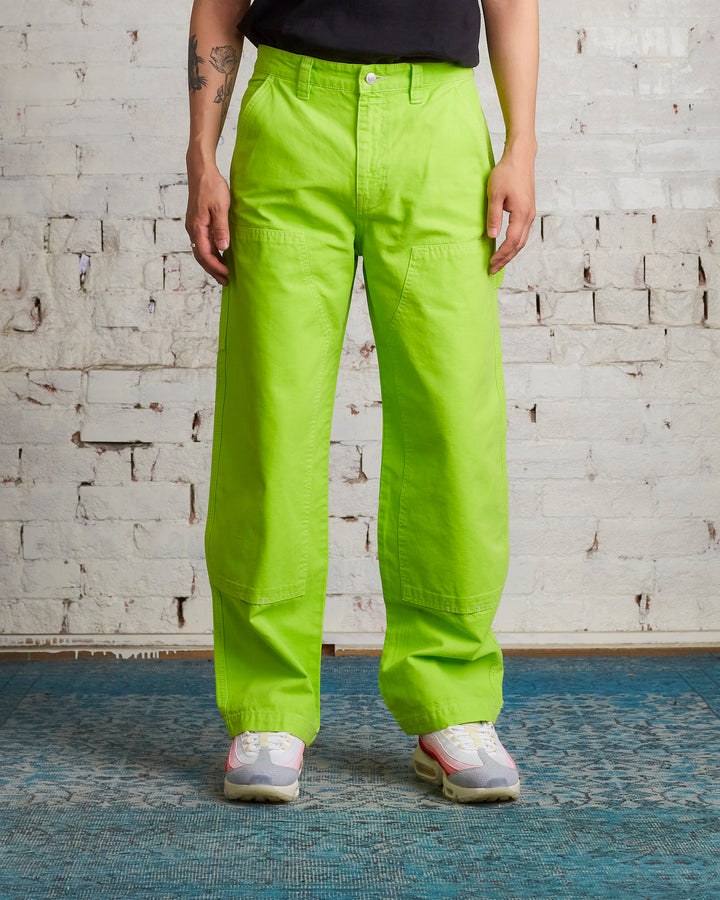 Stussy Dyed Canvas Work Pant Neon