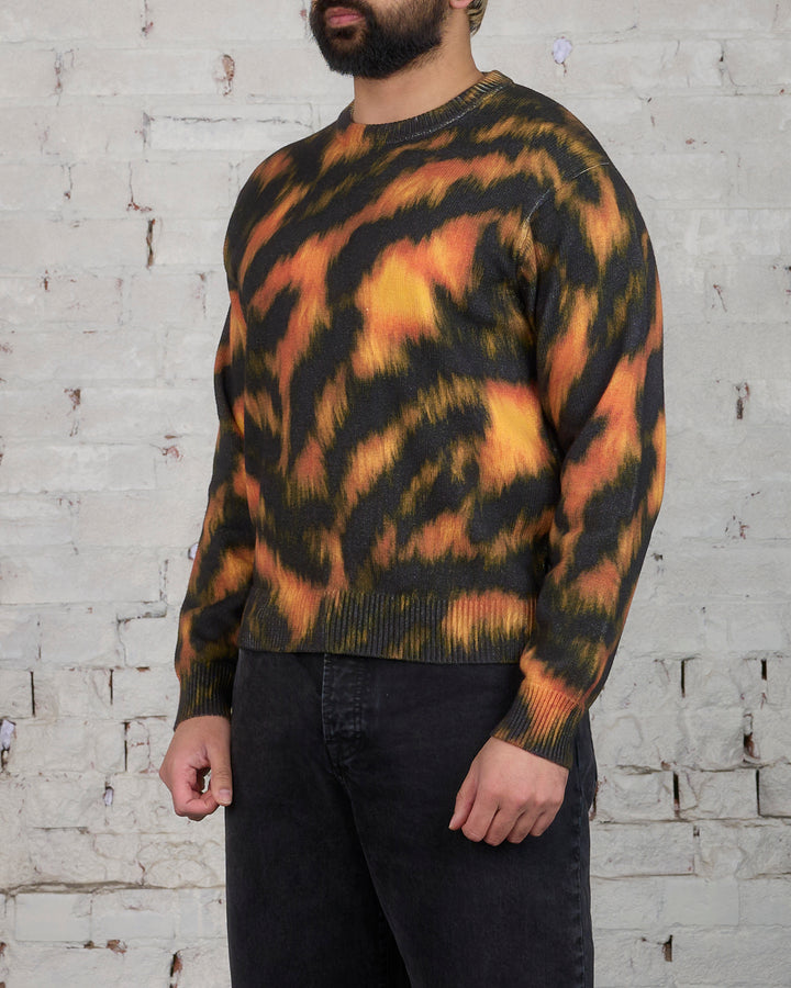 Stussy Printed Fur Sweater Tiger