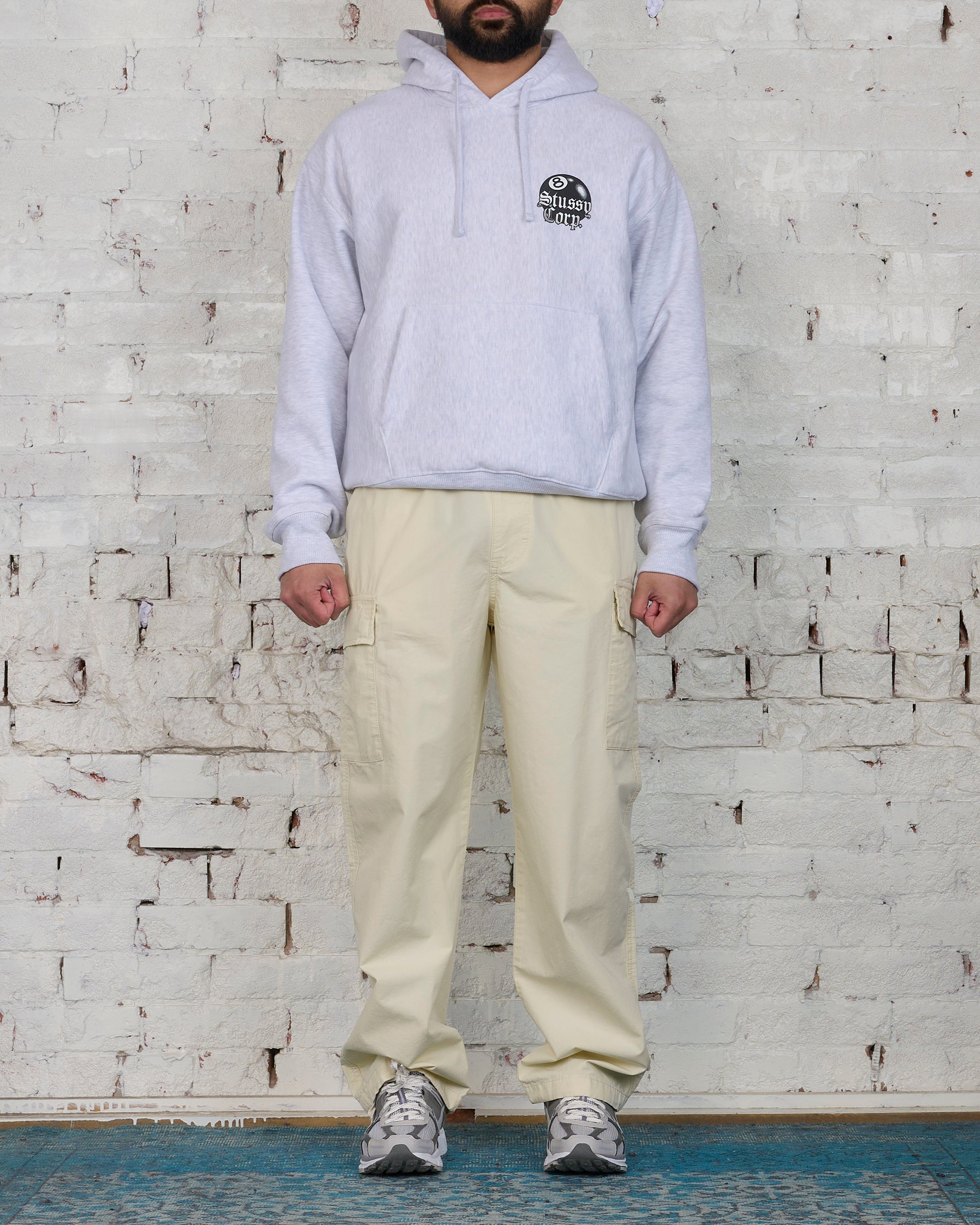 Stussy Ripstop Cargo Beach Pant Cream