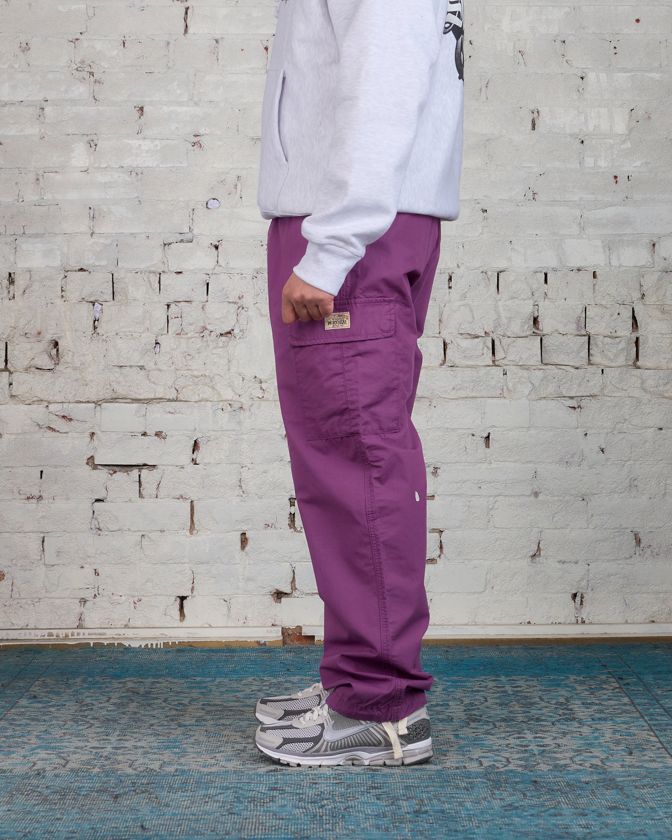 人気提案 パンツ S purple Pant Beach Cargo Ripstop Stussy パンツ ...