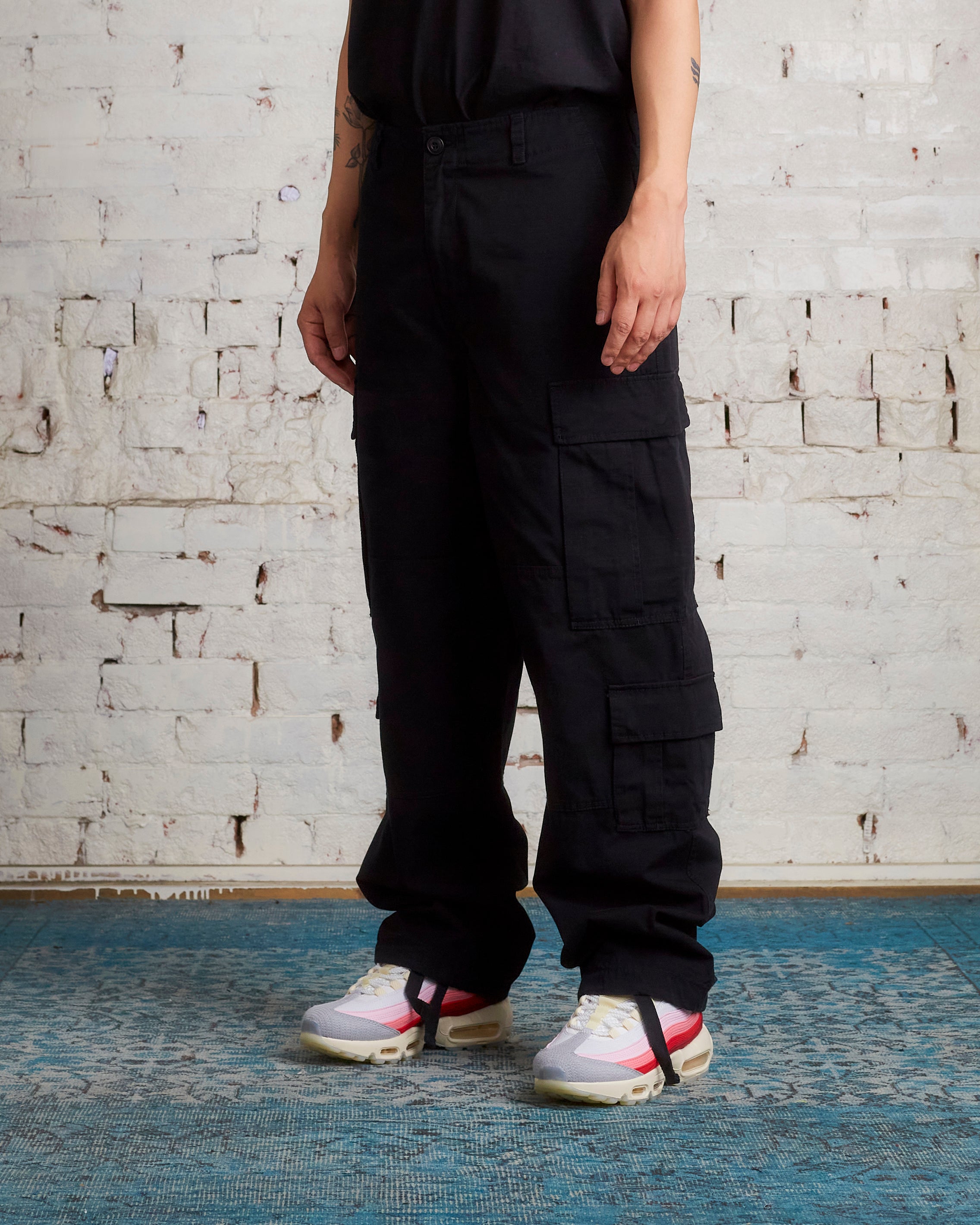 Stussy Ripstop Surplus Cargo Pant Black – LESS 17