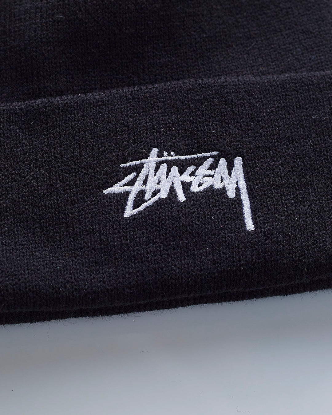 Stussy Stock Cuff Beanie Black