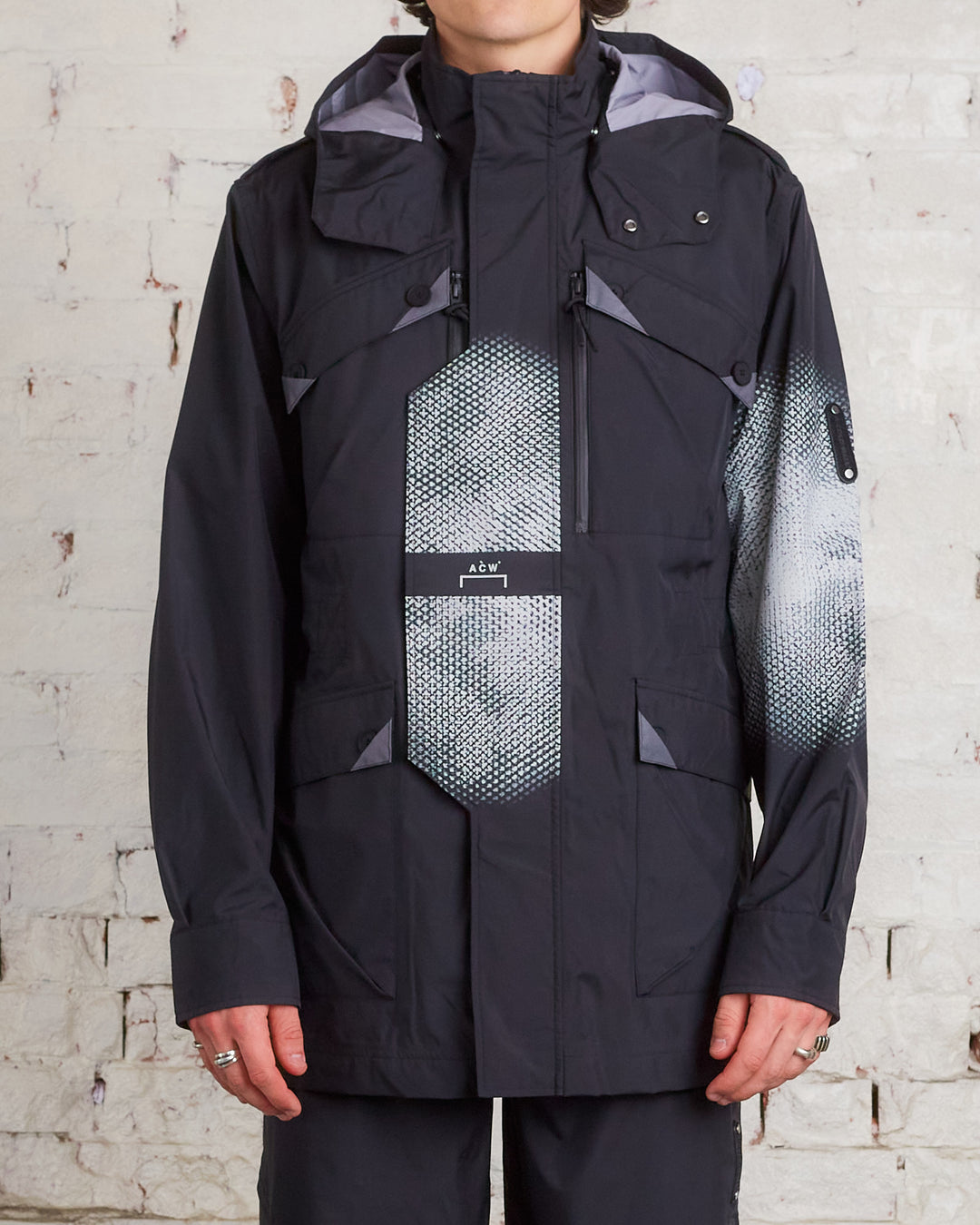 A-COLD-WALL* Graphic M-65 Model 6 Jacket Black