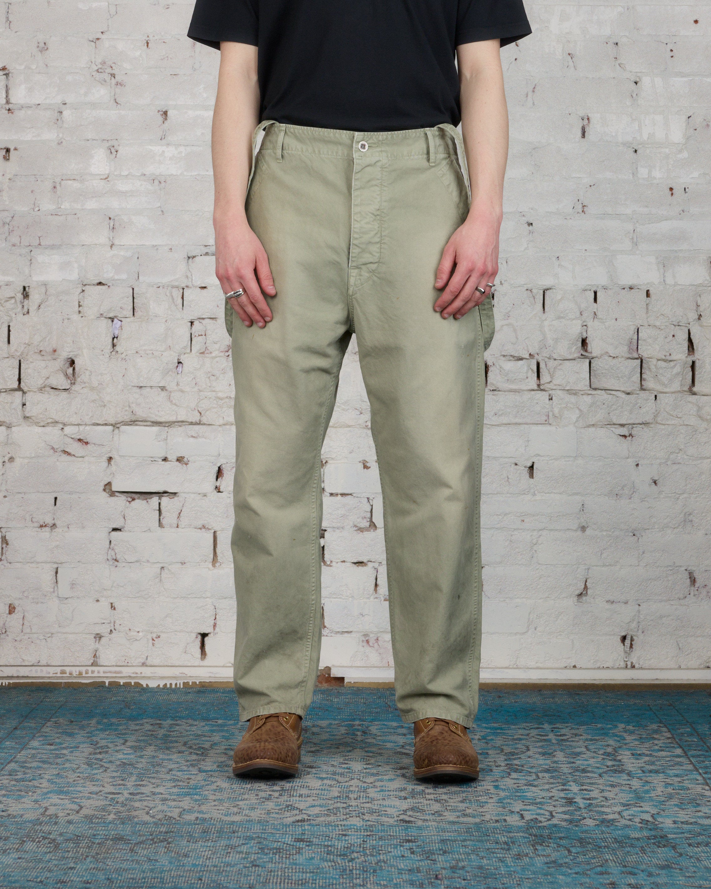 visvim Alper Braces Chino Crash Pant Lt. Green – LESS 17