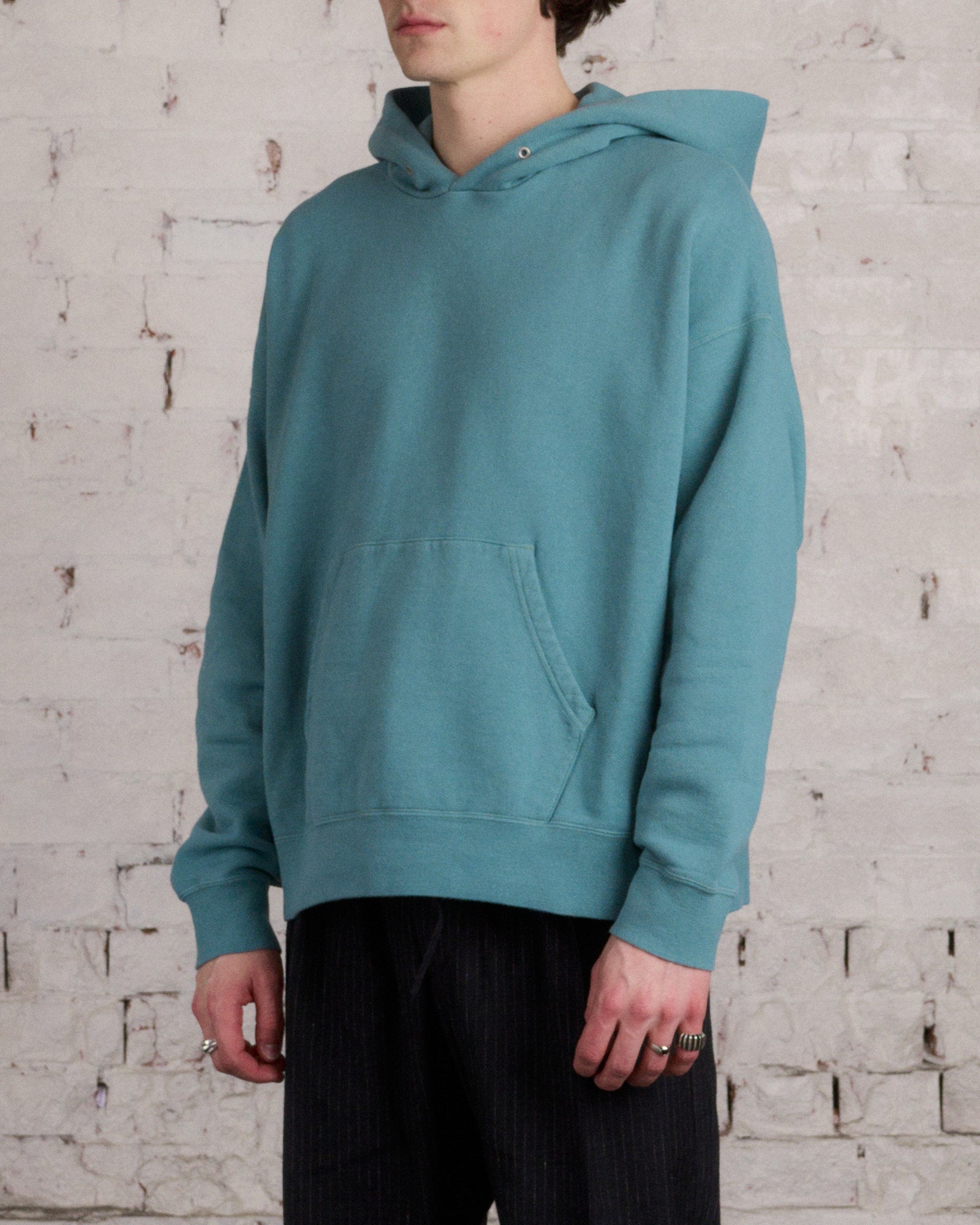 visvim Amplus SB Hooded Sweatshirt V.D. Green