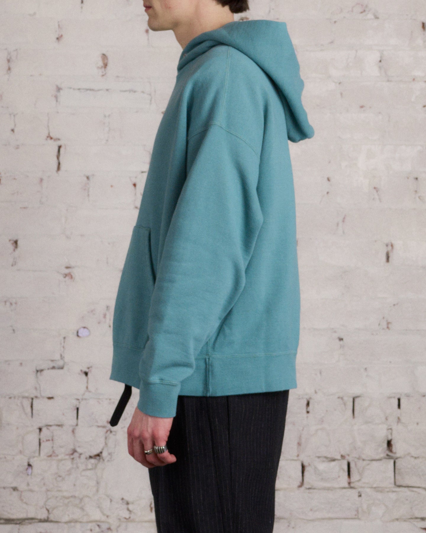 visvim Amplus SB Hooded Sweatshirt V.D. Green – LESS 17