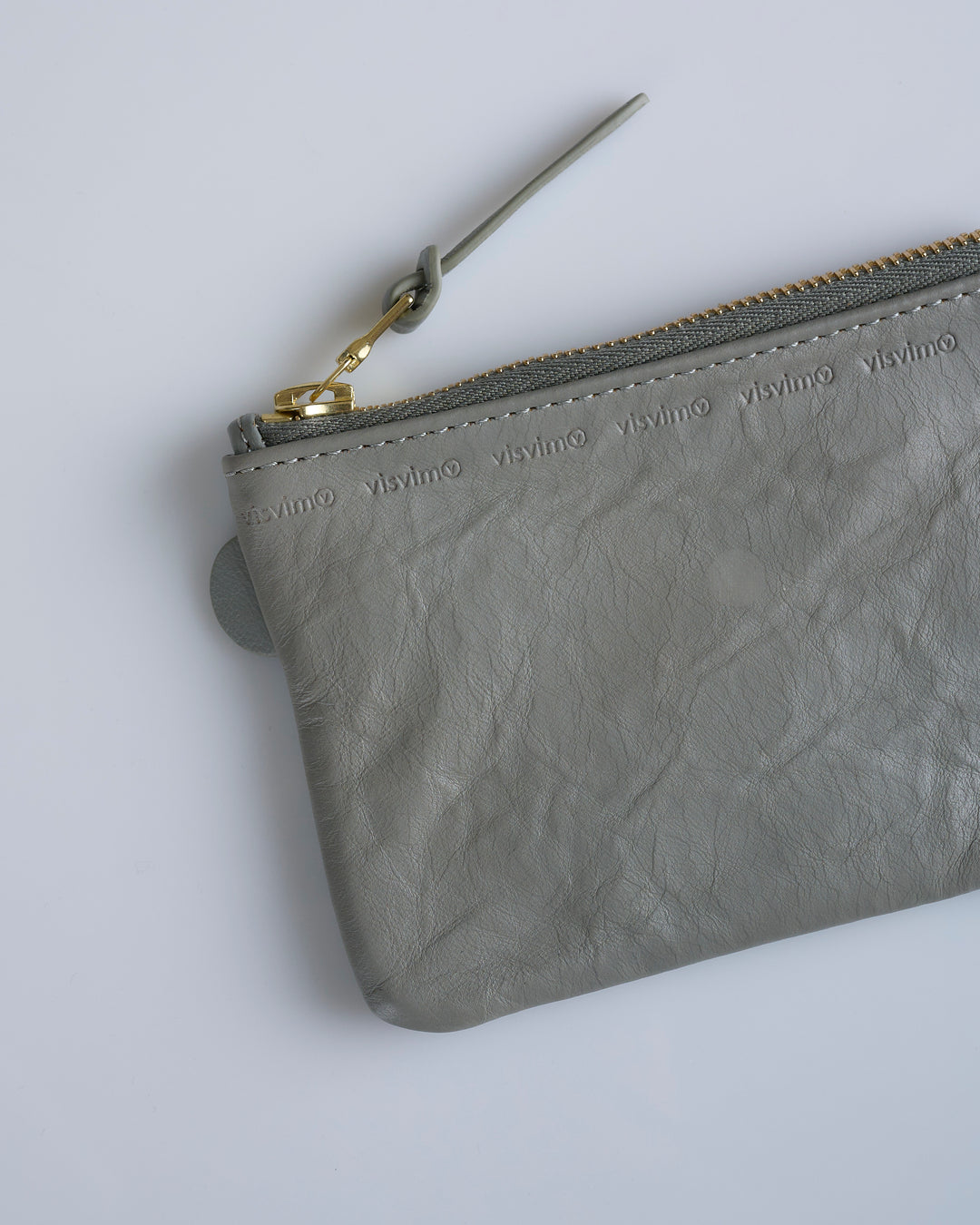 visvim Leather Essentials Case Grey